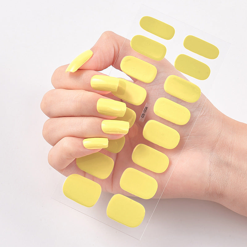 Nail Sticker Letter Color Nail Art Sticker Full Sticker