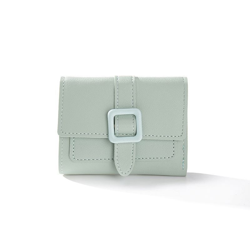 Purse Short Solid Color Card Holder Spring Women's High Sense