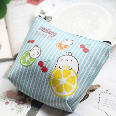 Cute Creative Personalized Cartoon Ladies Short Wallet